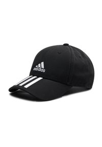 Adidas - Czapka z daszkiem adidas - Bball 3S Cap Ct FK0894 Black/White/White. Kolor: czarny. Materiał: materiał, bawełna #1