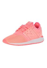 Buty do chodzenia damskie New Balance 247. Zapięcie: sznurówki. Kolor: biały, wielokolorowy. Materiał: materiał, syntetyk, tkanina. Szerokość cholewki: normalna. Sport: turystyka piesza