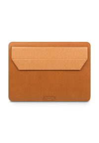 Moshi Muse 14'' 3-in-1 Slim - Pokrowiec MacBook Pro 14'' (M3/M2/M1/2023-2021) caramel brown. Materiał: skóra. Styl: elegancki #1