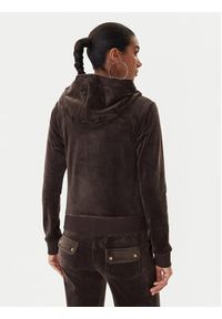 Juicy Couture Bluza Robertson JCAP176G Brązowy Slim Fit. Kolor: brązowy. Materiał: syntetyk #3