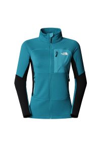 Kurtka damska The North Face Stormgap Power Grid 0A8E0W9831 - niebieska. Kolor: niebieski. Materiał: poliester, materiał, elastan. Styl: wakacyjny, klasyczny #1