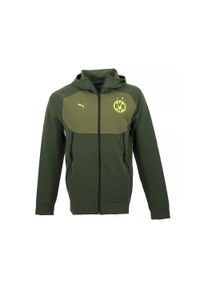 Puma - Kurtka dresowa Borussia Dortmund Tech. Kolor: zielony. Materiał: dresówka. Sport: piłka nożna #1
