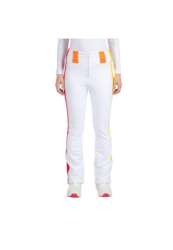 Spodnie Narciarskie Rossignol damskie W Sirius Softshell Pant białe. Kolor: biały. Materiał: softshell. Sezon: zima. Sport: narciarstwo