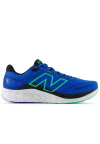 Buty New Balance Fresh Foam 690 v8 M680LB8 - niebieskie. Okazja: na co dzień. Kolor: niebieski. Materiał: materiał, syntetyk. Szerokość cholewki: normalna. Sport: fitness