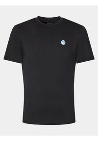 North Sails T-Shirt Bollo 692970 Czarny Regular Fit. Kolor: czarny. Materiał: bawełna #1