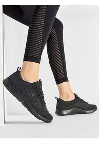 skechers - Skechers Sneakersy Lavish Wish 104272/BBK Czarny. Kolor: czarny. Materiał: materiał #6