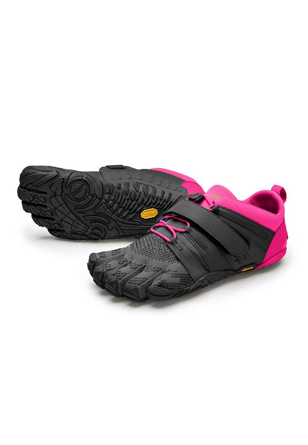 VIBRAM - Buty treningowe damskie Vibram Fivefingers V-Train 2.0. Kolor: czarny, wielokolorowy, różowy. Model: Vibram FiveFingers