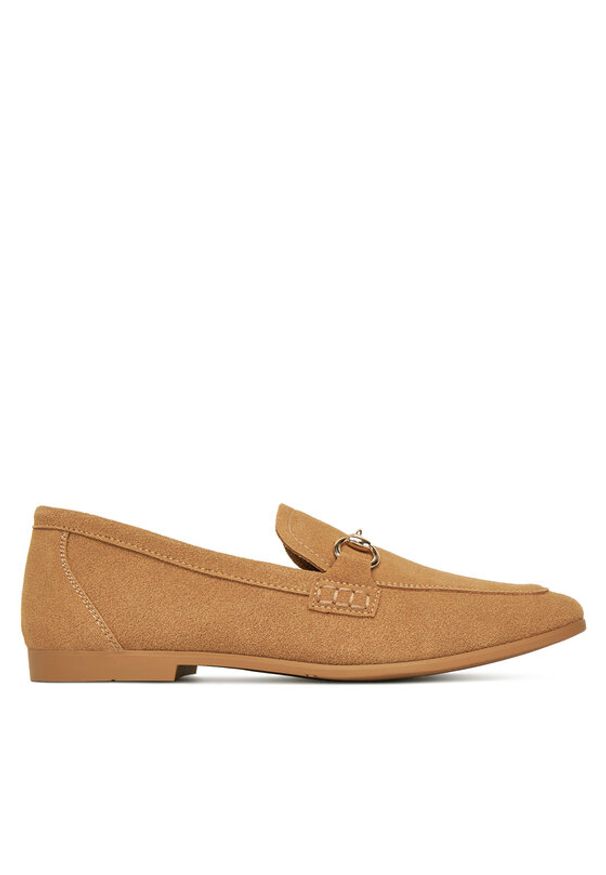 Jenny - JENNY Loafersy HY60163-9 Brązowy. Kolor: brązowy. Materiał: materiał