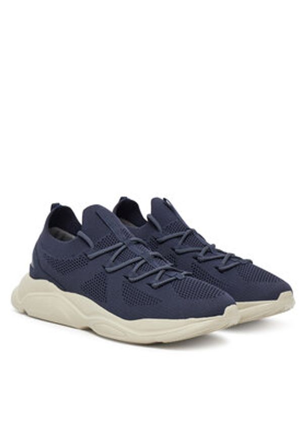 Hugo - HUGO Sneakersy Leon 50553232 Granatowy. Kolor: niebieski. Materiał: materiał