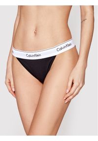 Calvin Klein Underwear Figi klasyczne Tanga 000QF4977A Czarny. Kolor: czarny. Materiał: bawełna