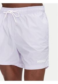 Hugo - HUGO Szorty kąpielowe Haiti 50469312 Fioletowy Regular Fit. Kolor: fioletowy. Materiał: syntetyk