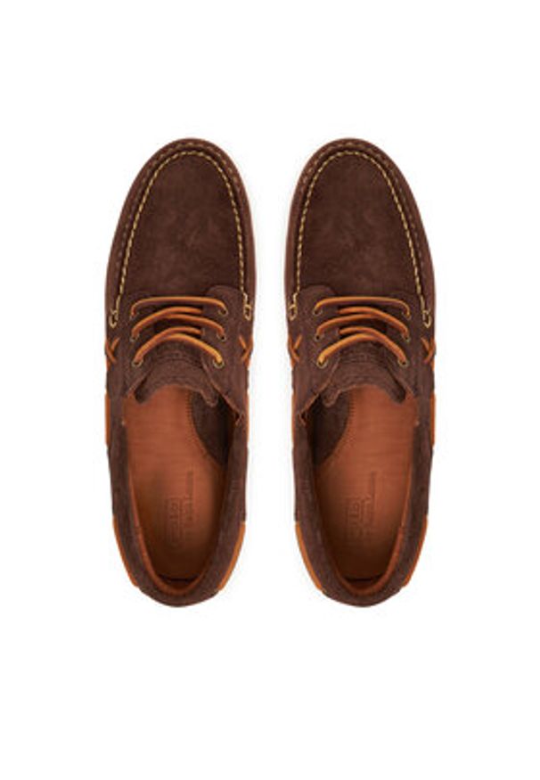 Polo Ralph Lauren Mokasyny Ranger Deck 812974979003 Brązowy. Kolor: brązowy. Materiał: zamsz, skóra
