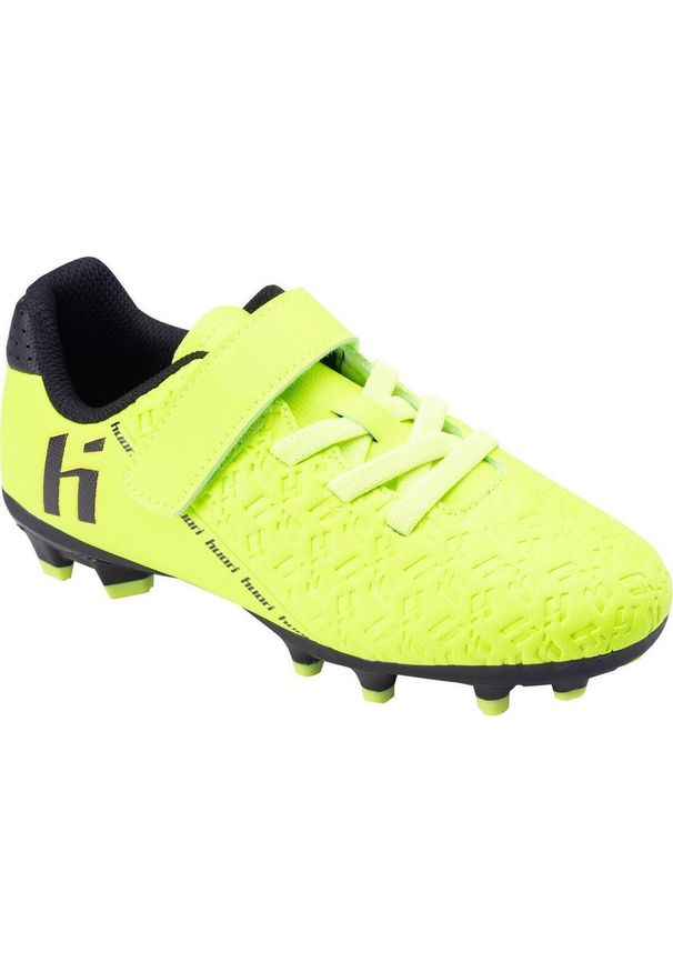 Huari - Buty Piłkarskie Jusino Ag Dla Dzieci/dzieci. Kolor: żółty, czarny, wielokolorowy, zielony. Sport: piłka nożna