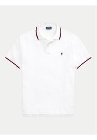 Polo Ralph Lauren Polo Classics 710842621002 Biały Slim Fit. Typ kołnierza: polo. Kolor: biały. Materiał: bawełna #4