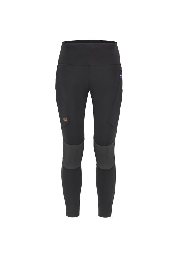 Legginsy damskie Fjällräven Abisko Trekking Tights Pro. Kolor: szary, wielokolorowy, czarny. Sport: turystyka piesza