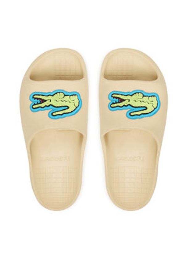 Lacoste Klapki Serve Slides 2.0 51CFA0008 2Q9 Biały. Kolor: biały. Materiał: syntetyk