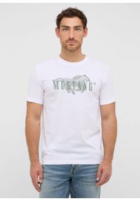 Męski T-Shirt Mustang Style Austin Bright White 1016858 2007 #1