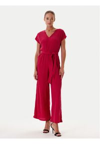Tatuum Kombinezon Koreki 1 T2507.077 Różowy Wide Leg. Kolor: różowy. Materiał: syntetyk