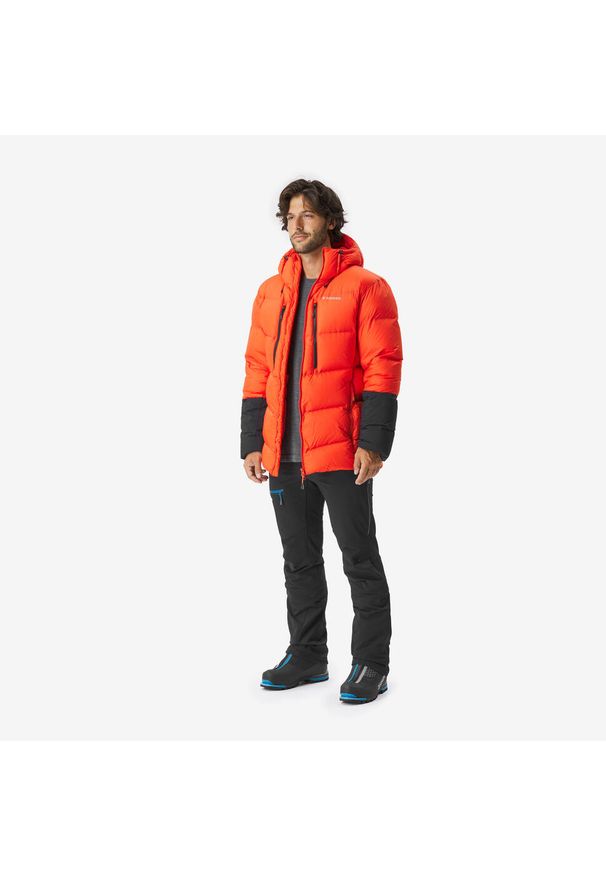 SIMOND - Kurtka alpinistyczna męska Simond Makalu. Kolekcja: plus size. Kolor: wielokolorowy, czarny, czerwony. Materiał: materiał, puch. Sport: wspinaczka