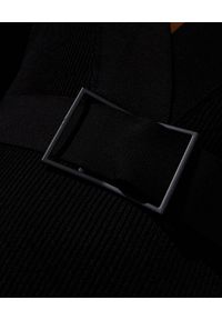 GAUGE81 AMSTERDAM - Czarna sukienka mini Baha. Kolor: czarny. Materiał: dzianina, prążkowany. Długość rękawa: długi rękaw. Typ sukienki: dopasowane. Długość: mini #2