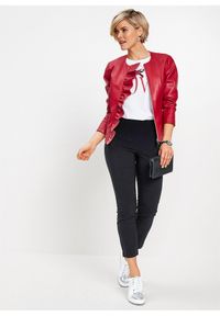 bonprix - Spodnie 7/8 z bengaliny. Kolor: czarny #2