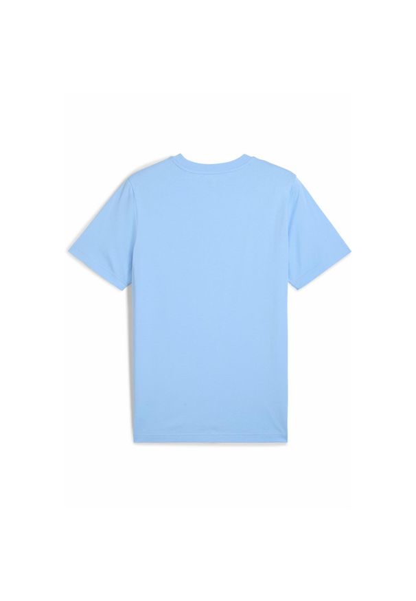 Puma - Męska koszulka Manchester City ftblNRGY PUMA Team Light Blue. Kolor: niebieski. Materiał: guma, bawełna. Wzór: nadruk