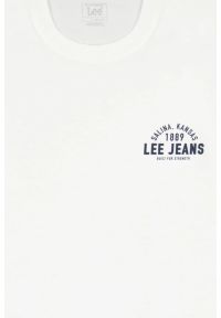 Lee - MĘSKA KOSZULKA LEE SMALL LOGO TEE BRIGHT WHITE 112376519 #6