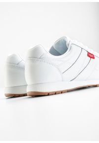 Sneakersy skórzane bonprix biały. Kolor: biały. Materiał: skóra #3