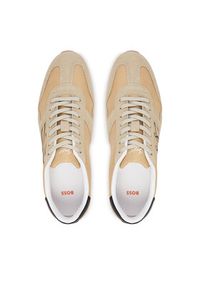 BOSS Sneakersy Levon 50563440 Beżowy. Kolor: beżowy. Materiał: skóra, zamsz #6