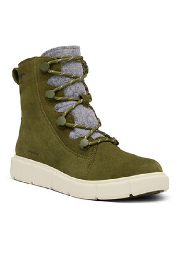 sorel - Sorel Botki Explorer™ III Joan Wp 2077951355 Zielony. Kolor: zielony. Materiał: zamsz, skóra