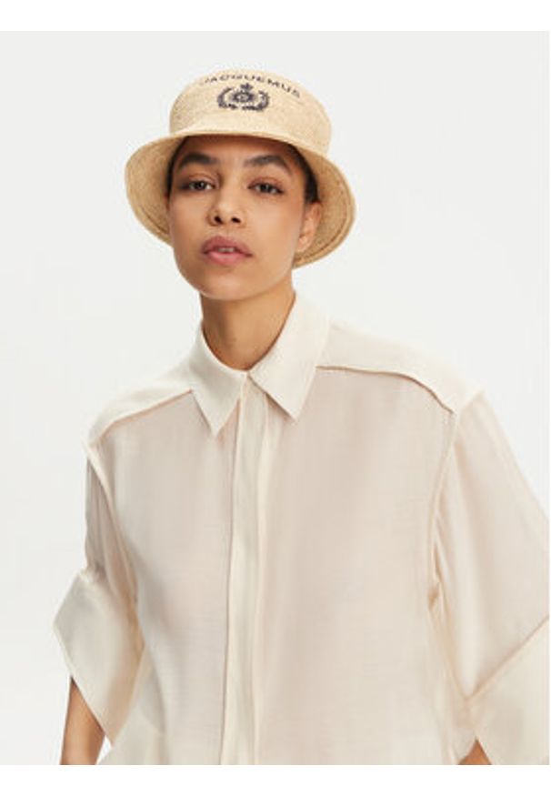 JACQUEMUS Kapelusz 25E255AC6785207 Beżowy. Kolor: beżowy