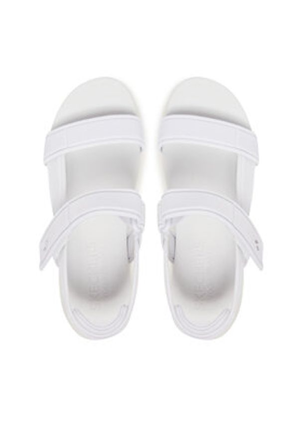 skechers - Skechers Sandały Uno-Summer Stand2 119813/WHT Biały. Kolor: biały. Materiał: materiał