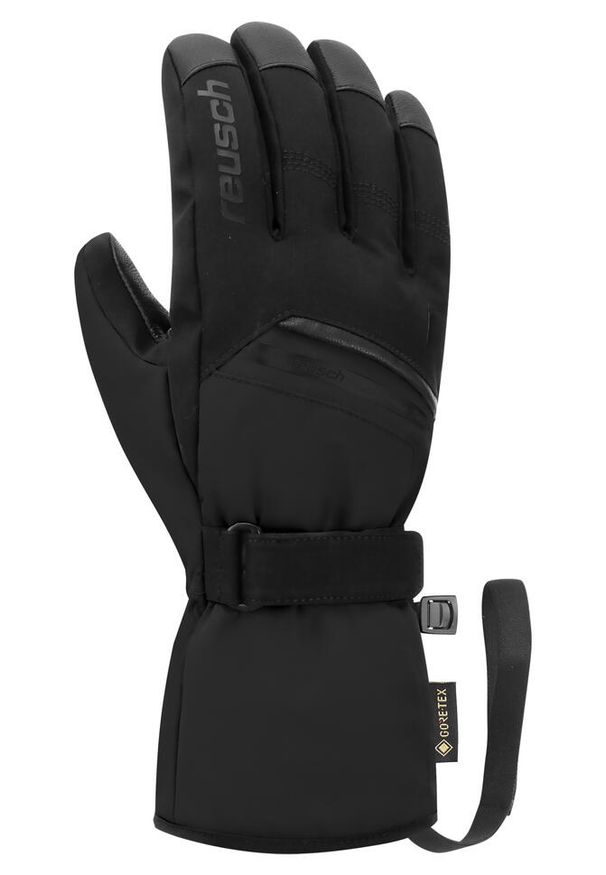 Rękawice narciarskie unisex Reusch Morris Gore-Tex kozia skóra wodoodporne. Kolor: czarny. Materiał: skóra. Technologia: Gore-Tex. Sport: narciarstwo