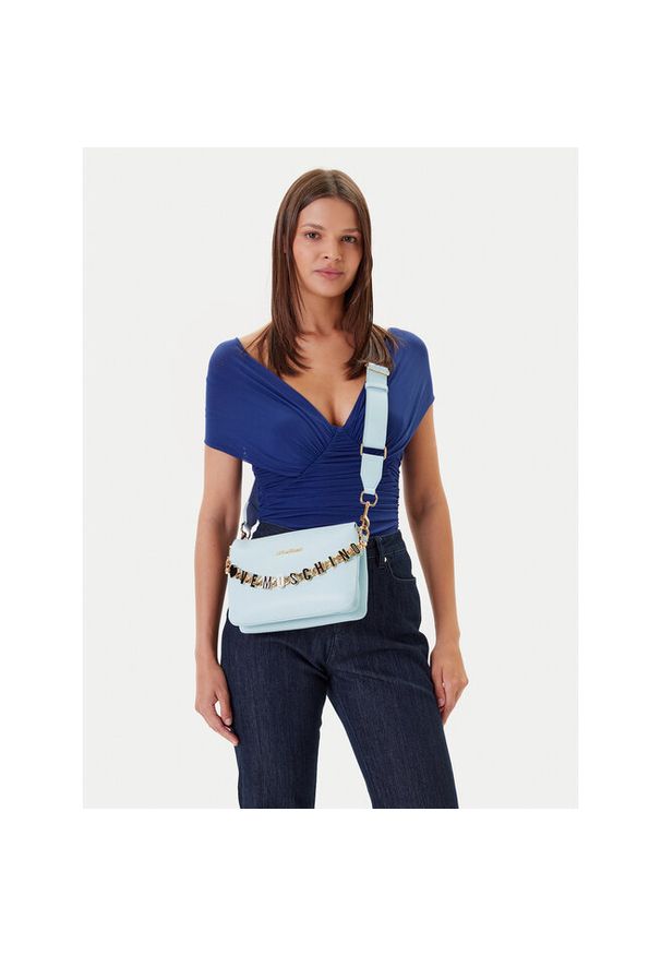 Love Moschino - Torebka LOVE MOSCHINO. Kolor: niebieski