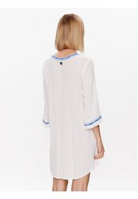 TwinSet - TWINSET Sukienka letnia 231LM2TAA Biały Regular Fit. Kolor: biały. Sezon: lato