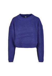 Sweter damski Urban Classics wide oversize (grandes tailles). Kolor: niebieski. Materiał: polar. Sezon: zima #1