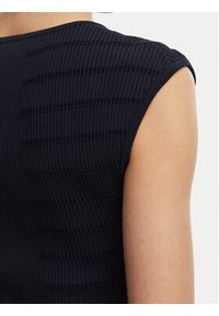 Guess Bluzka W5YR12 Z0130 Granatowy Regular Fit. Kolor: niebieski. Materiał: syntetyk #5