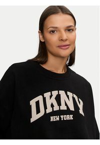 DKNY Sport Bluza DP4T9944 Czarny Loose Fit. Kolor: czarny. Materiał: bawełna. Styl: sportowy