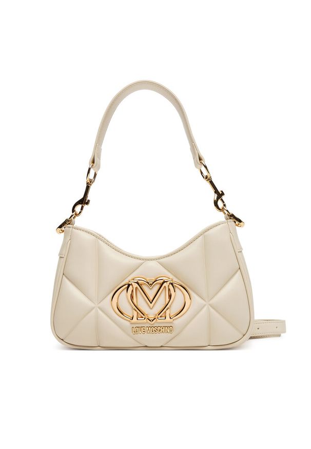 Love Moschino - Torebka LOVE MOSCHINO. Kolor: beżowy