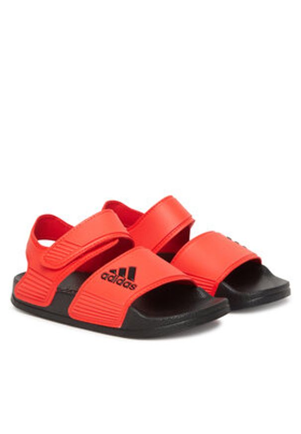 Adidas - adidas Sandały adilette IH3633 Czerwony. Kolor: czerwony. Materiał: syntetyk