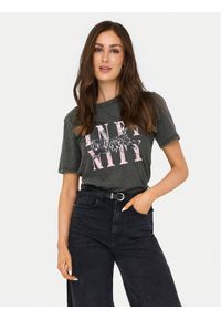only - ONLY T-Shirt Lucy 15346786 Szary Regular Fit. Kolor: szary. Materiał: bawełna