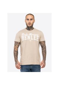 T-shirt o klasycznym kroju Benlee Logo. Kolor: wielokolorowy, biały, beżowy #1