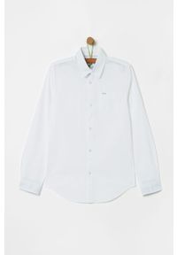 OVS - Koszula dziecięca 146-170 cm. Kolor: biały. Materiał: tkanina, bawełna. Długość: długie. Wzór: gładki. Styl: elegancki #1