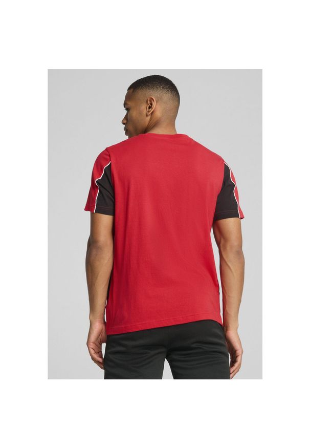 Puma - Męska koszulka AC Milan ftblARCHIVE PUMA For All Time Red Black. Kolor: czarny, czerwony, wielokolorowy. Materiał: guma. Wzór: nadruk