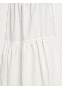 Vero Moda Spódnica trapezowa Charlotte 10303657 Biały Regular Fit. Kolor: biały. Materiał: bawełna #5