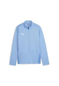 Dziecięca bluza dresowa Puma TeamGoal. Kolor: niebieski. Materiał: dresówka. Sport: piłka nożna #1