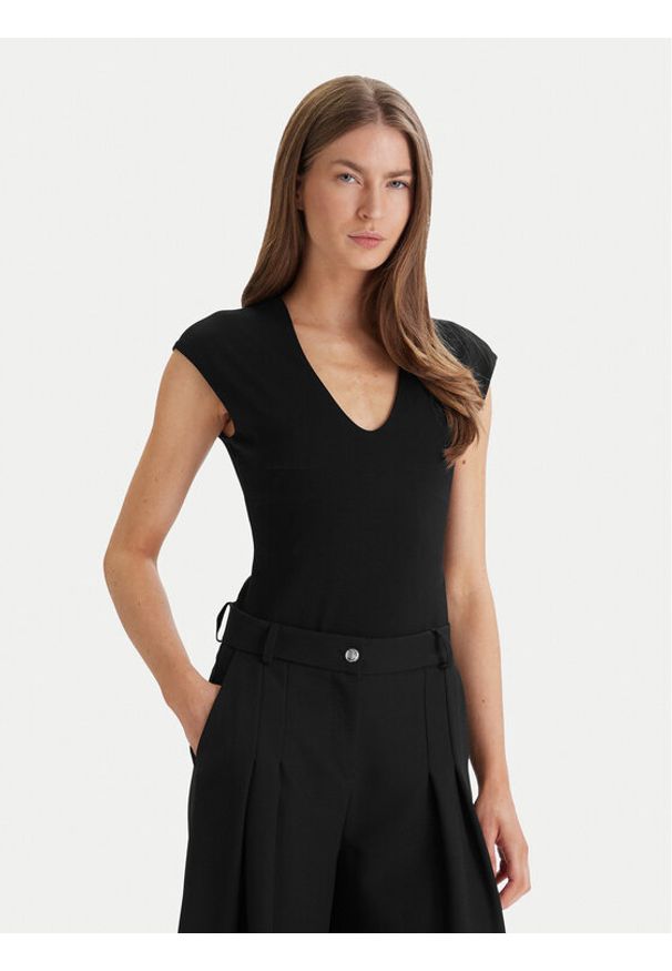 ACCESS FASHION Body 54-2150-377 Czarny Slim Fit. Kolor: czarny. Materiał: syntetyk