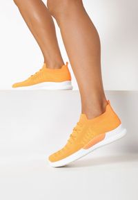 Born2be - Pomarańczowe Buty Sportowe Adrearene. Kolor: pomarańczowy #3