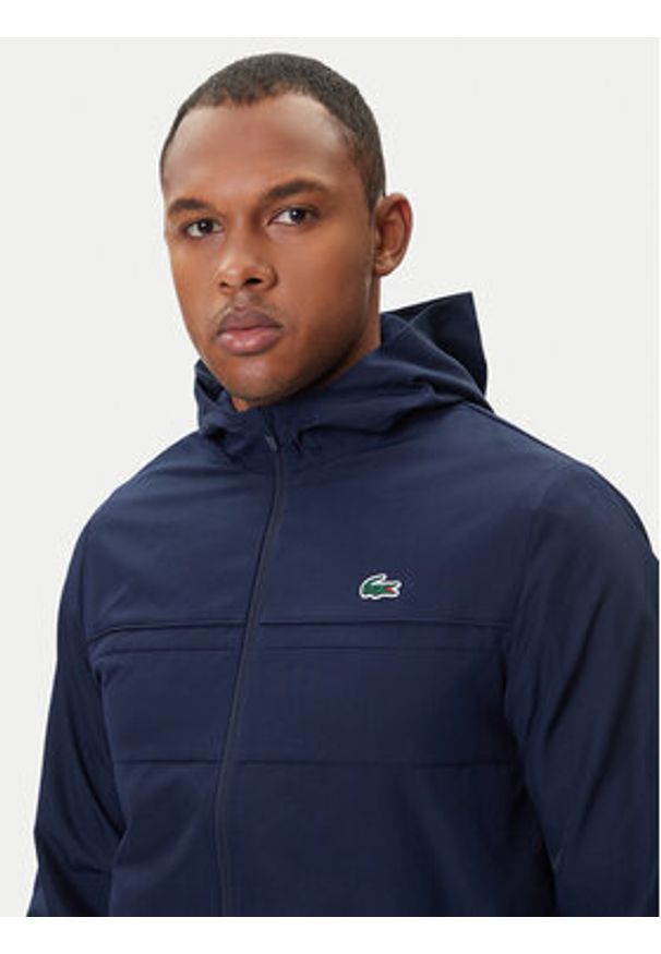 Lacoste Dres WH2661 Granatowy Regular Fit. Kolor: niebieski. Materiał: syntetyk
