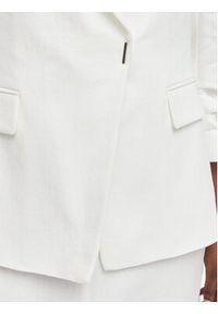 BOSS Marynarka Jia8 50557249 Biały Slim Fit. Kolor: biały. Materiał: len, wiskoza #6